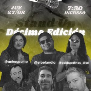 Entrada Test Night Comedy - Jueves 27 de Agosto a las 19:30hrs