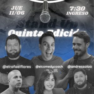 Entrada Test Night Comedy - Jueves 11 de Junio a las 19:30hrs